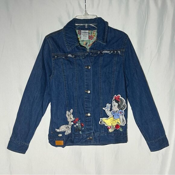 Disney Snow White Animators' Girls Denim Jean Jacket 9/10 - Picture 1 of 11